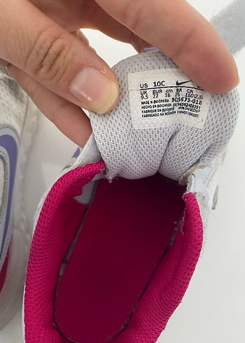 Kız Çocuk Mor Bağcıksız Spor Ayakkabı - Görsel 3