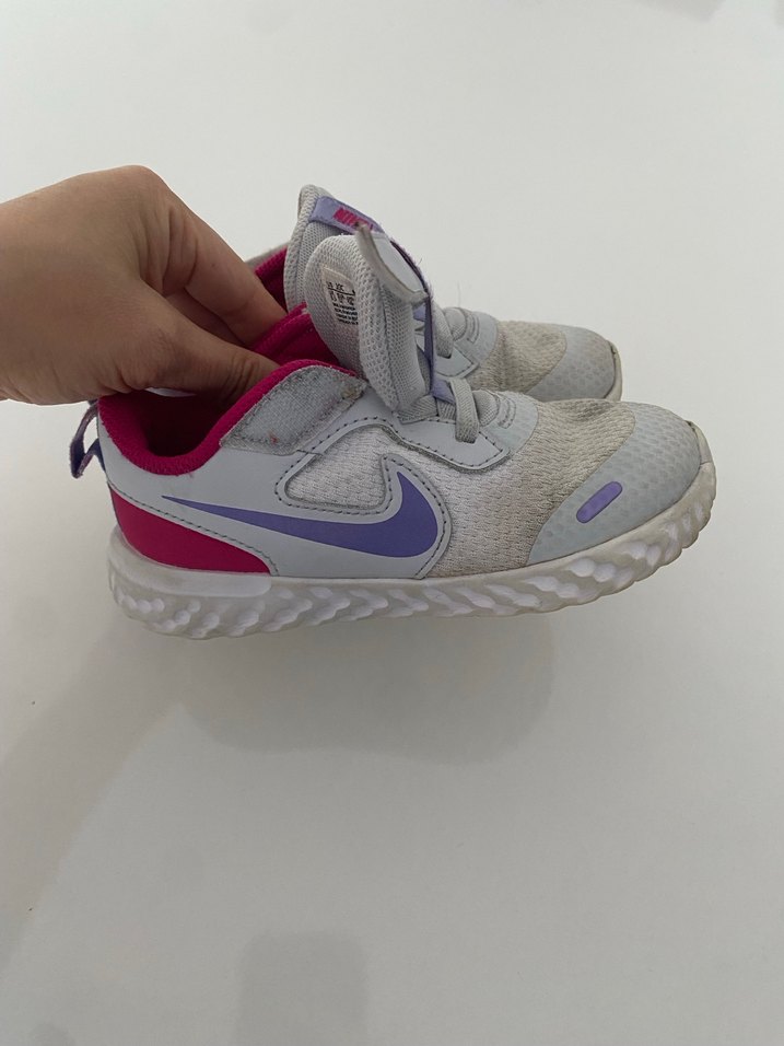 Kız Çocuk Mor Bağcıksız Spor Ayakkabı - Görsel 4