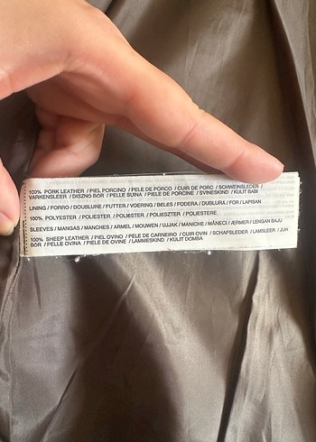 Mango Kadın Kahverengi / Süet Biker Ceket - Görsel 5