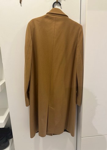 s Beden Zara Camel Rengi Uzun Kaban