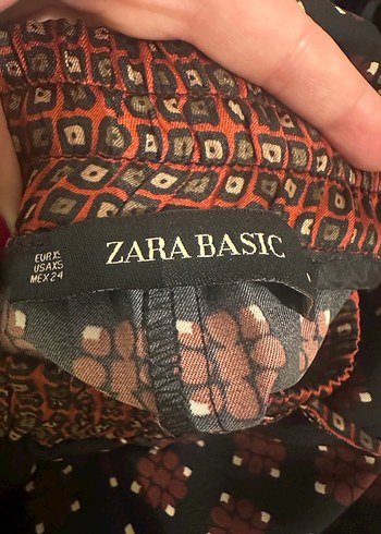 Zara Kadın Çok Renkli Bol Kesim Kumaş Pantolon - Görsel 2