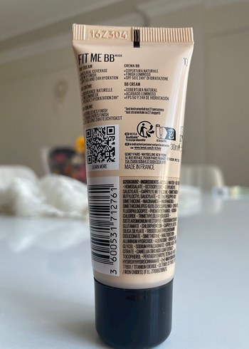 Beden Maybelline Fit Me Nude BB Krem SPF 50 10 numara