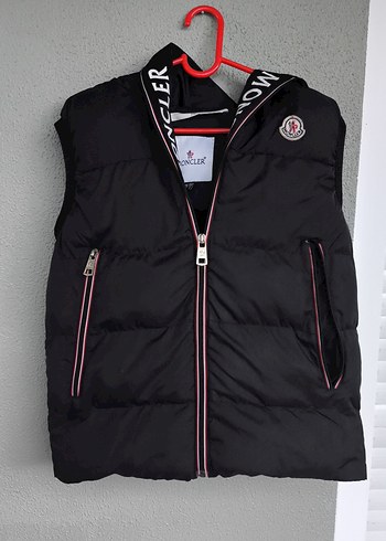 Moncler Siyah Fermuarlı Erkek Yelek