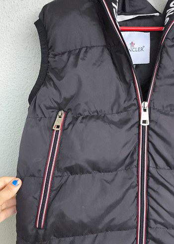 Moncler Moncler Siyah Fermuarlı Erkek Yelek