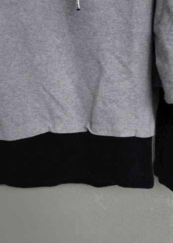 Diesse Gri Yüksek Yakalı Kadın Sweatshirt