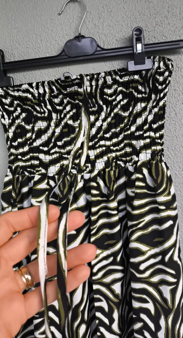 plaj deniz için zebra Desenli StraplezSORMADAN ALIM YAPMAYIN - Görsel 4