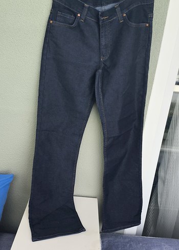 Diğer Koyu Lacivert Denim Jean