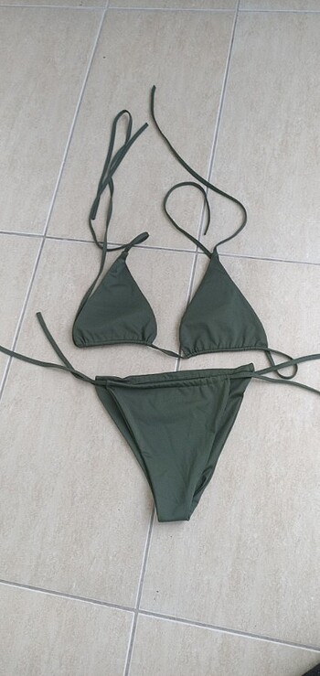 Frau Made in italy Haki renk yeni bikini