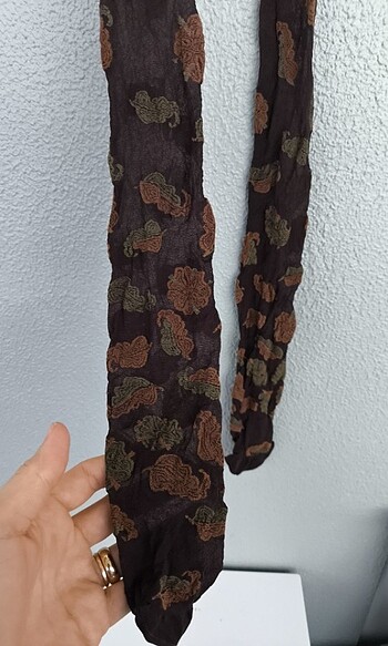 Sıfır ürün Yaprak desenli külotlu çorap