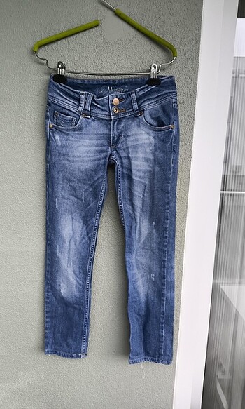 Denim&Co Düşük bel kot pantolon