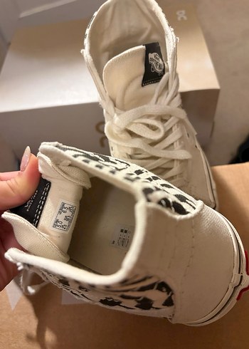 VANS Zebra Desenli Platform Kadın Spor Ayakkabı - Görsel 2