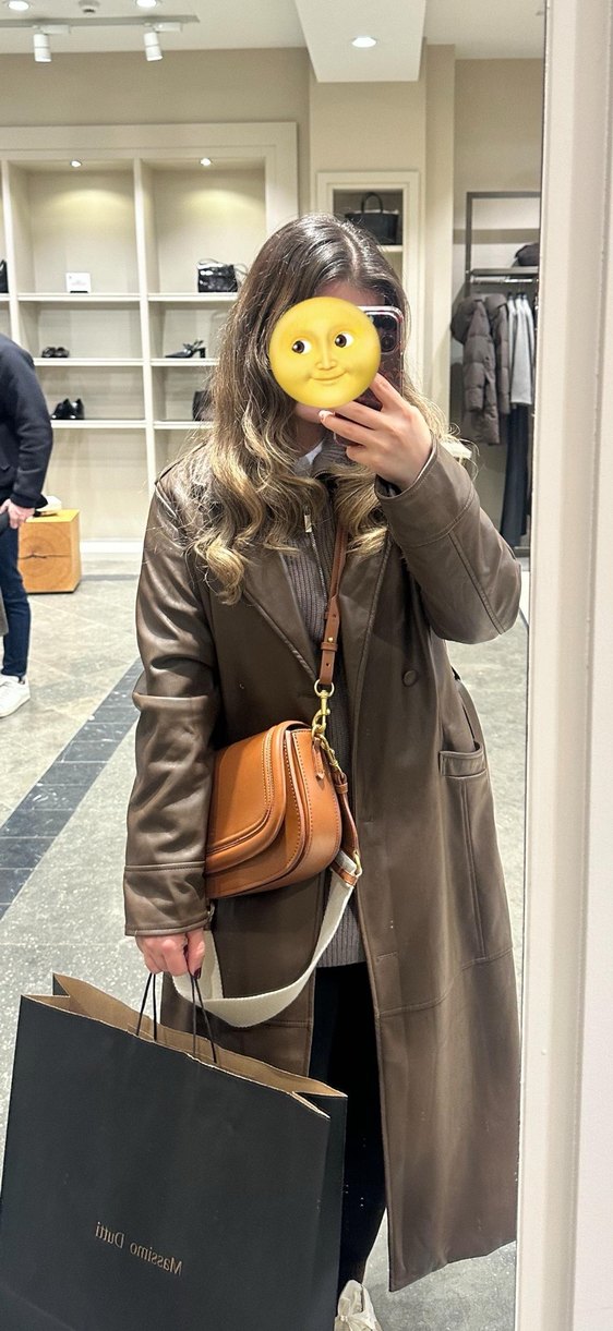 Deri Kahverengi Bohem Kadın Çanta - Görsel 3