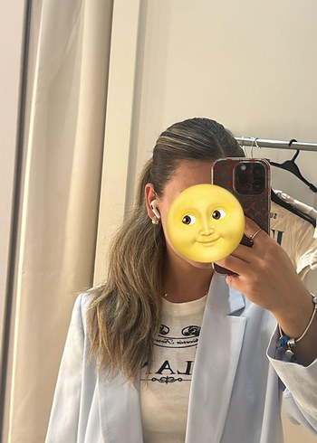 Kadın Midi Boy Düğmeli Blazer Ceket - Görsel 3