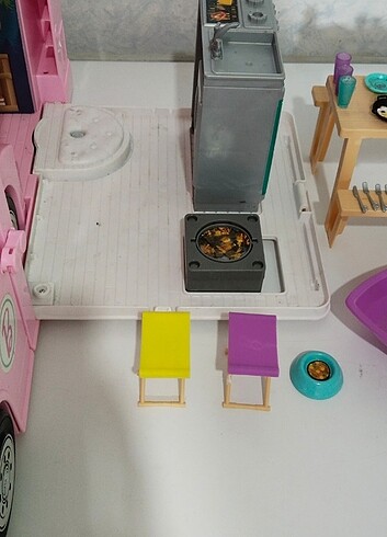 Barbie karavan 3 ü bir arada