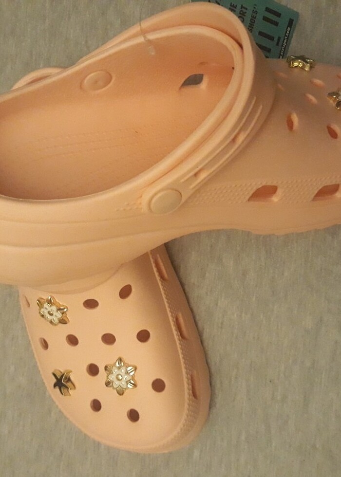  taşlı kalın tabanlı bayan terlik - Görsel 3