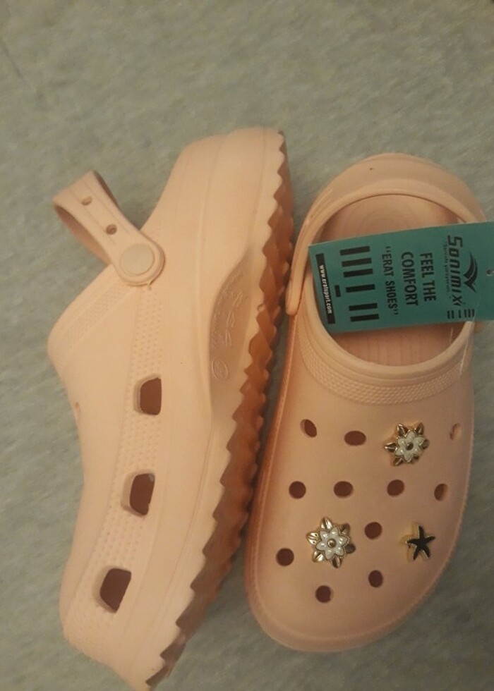  taşlı kalın tabanlı bayan terlik - Görsel 4