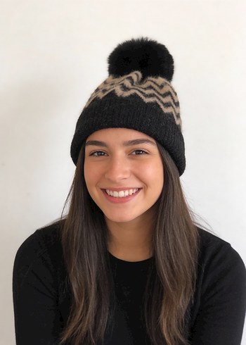 Kahverengi Örgü Bere - Görsel 2