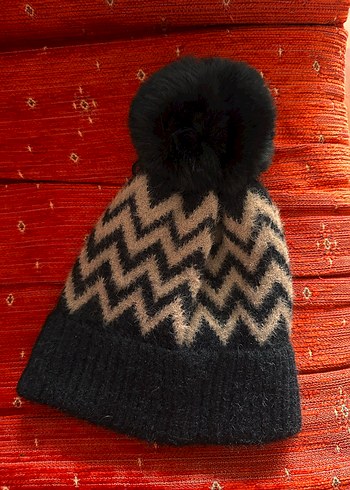 Kahverengi Örgü Bere - Görsel 5