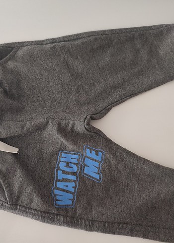 Erkek Gri Denim Eşofman Altı