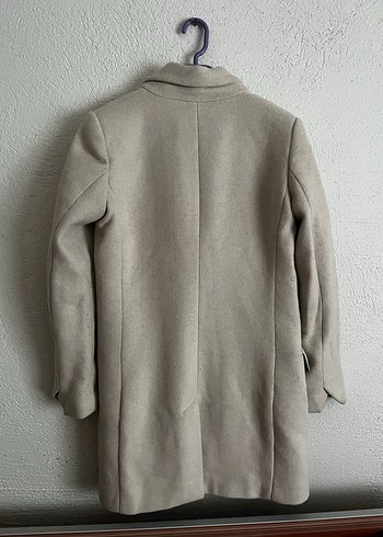 Mango yün kaşe kaban - Görsel 3