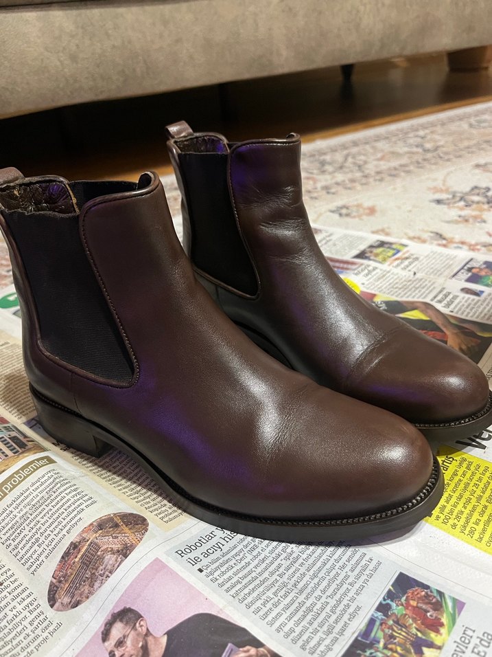 Kahverengi Deri hotiç bot - Görsel 2