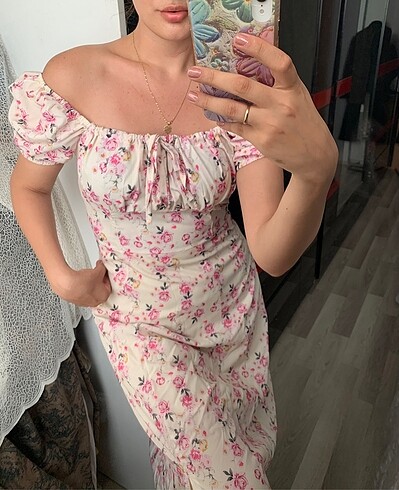 American Vintage Çiçekli Elbise