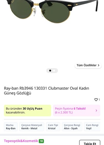 Orijinal Rayban clubmaster özel seri - Görsel 6