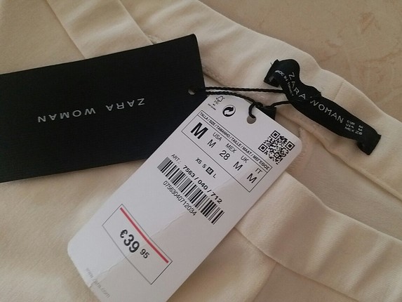 Zara Fermuarlı Pantolon