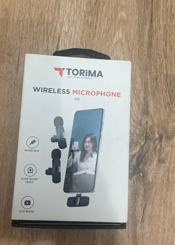 Torima 2'li Kablosuz Siyah Yaka Mikrofonu iPhone Uyumlu - Görsel 2