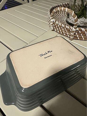 Beden gri Renk Touch Me stoneware fırın kabı