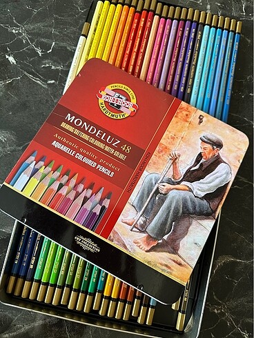 Koh-i Noor Mondeluz Aquarelle Boya Kalemi 48 li set