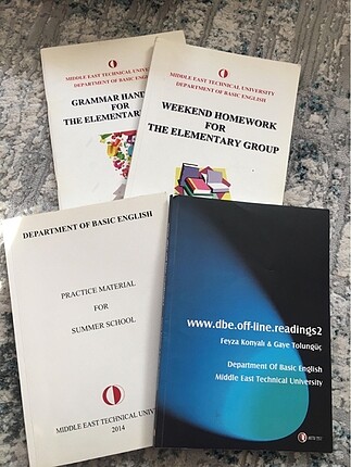 odtü hazırlık kitapları