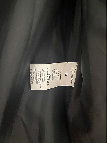42 Beden siyah Renk limon classic ceket