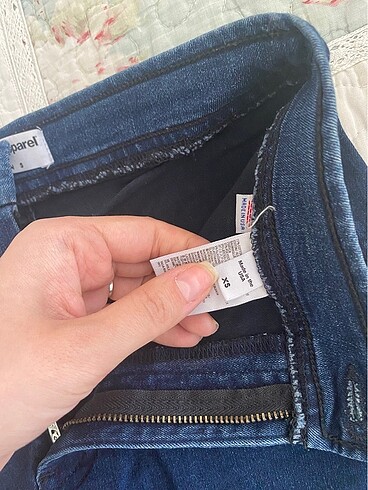 xs Beden american apparel mini kot şort