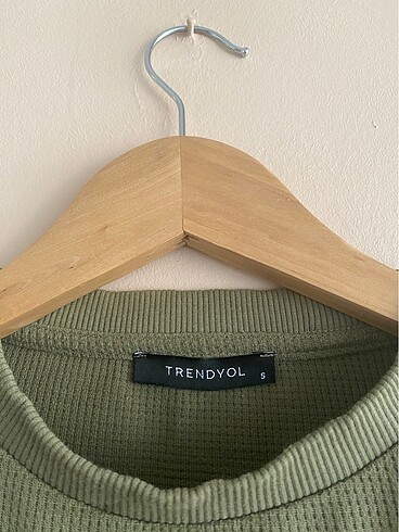 s Beden haki Renk trendyol sweatshirt