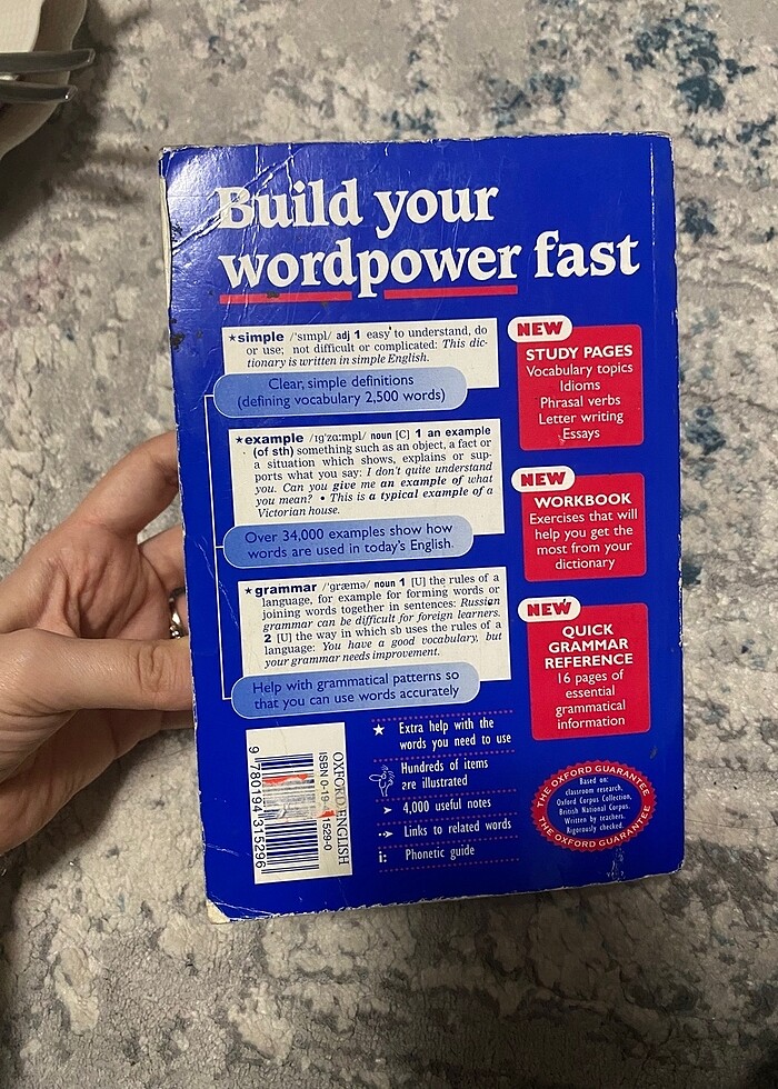 oxford wordpower ingilizce sözlük - Görsel 3