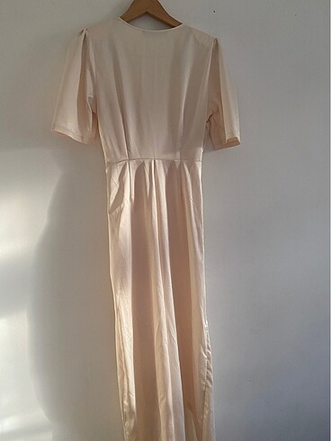 bsl saten elbise - Görsel 5