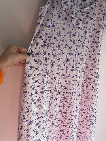 Forever 21 forever 21 çiçekli uzun elbise