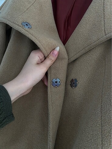 xs Beden camel Renk bershka kaban