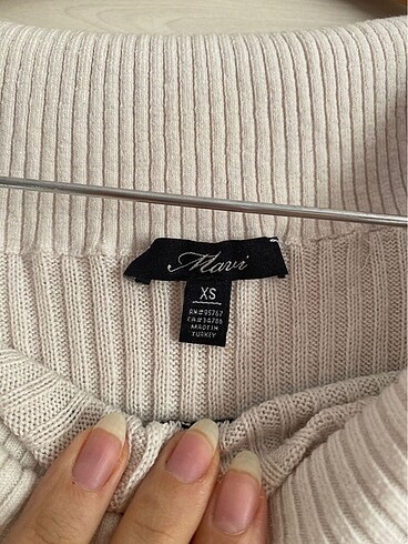 xs Beden mavi jeans kazak