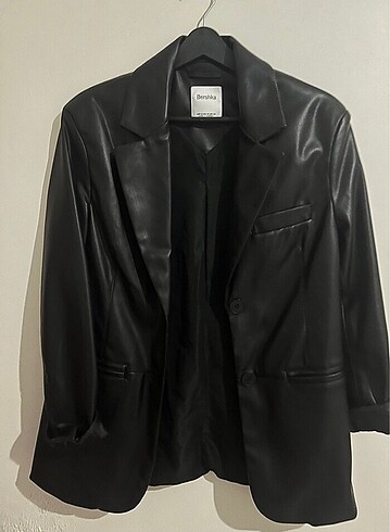 bershka deri blazer