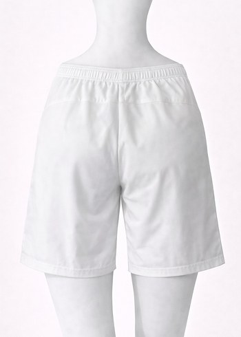 Beyaz Erkek Spor Şort - Görsel 2