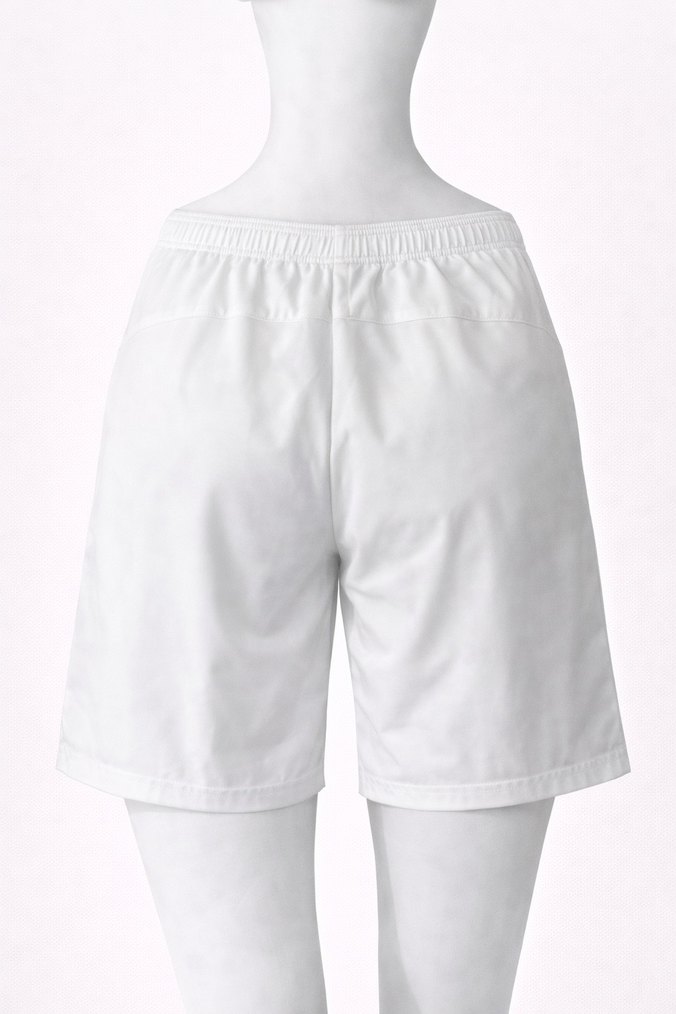 Beyaz Erkek Spor Şort - Görsel 2