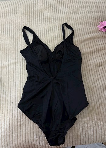 Siyah Pilili Gotik Kadın Mayo - Görsel 3