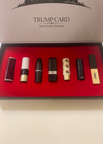 Lancome Trump Card Kırmızı Ruj Seti