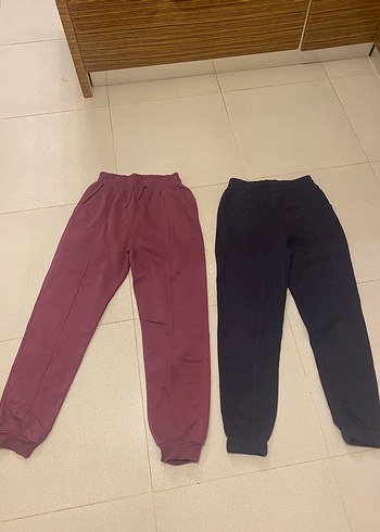13-14 Yaş Beden Bordo Kadın Rahat Kesim Eşofman Altı