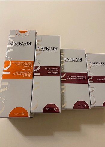 Capicade Güneş Koruyucu Krem SPF 50+ 100ml