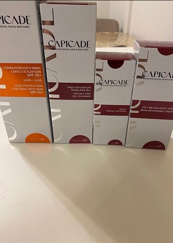  Beden Renk Capicade Güneş Koruyucu Krem SPF 50+ 100ml