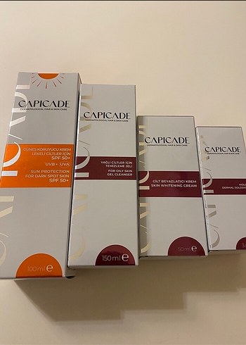  Beden Capicade Güneş Koruyucu Krem SPF 50+ 100ml