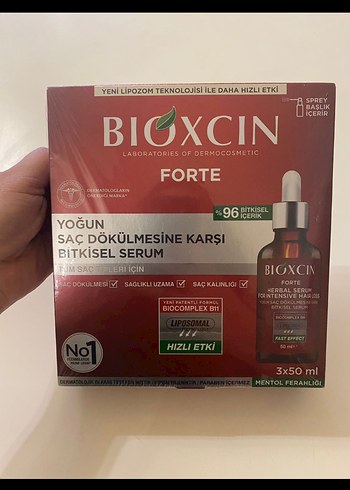 Bioxcin Forte Saç Dökülmesine Karşı Etkisel Serum 3x50ml - Görsel 2